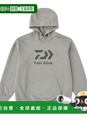 日本直邮Daiwa 女士 DANROTECH 连帽卫衣 WL 灰色 DE-8925