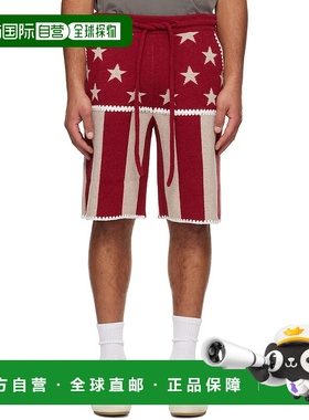 1h可退 香港直邮潮奢 Palm Angels 棕榈天使 男士 红色 & 米色 St