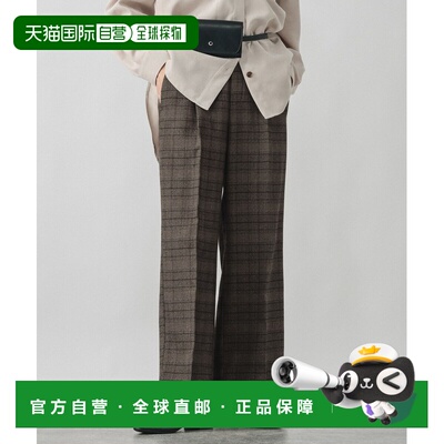 日本直邮GLOBAL WORK 女士 保暖修身直筒裤 817333【付后1h可退】