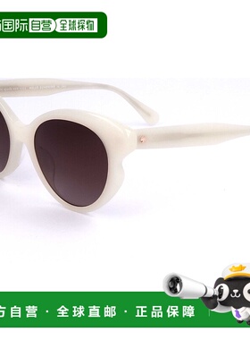 自营 Kate Spade女式53毫米白色太阳镜-白色 美国奥莱直发