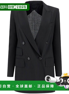 1h可退 香港直邮MAX MARA 女士西服 NEBBIE004 AW2024 黑色 'nebb