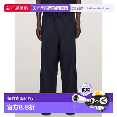 1h可退 香港直邮Y-3 男士 3-STRIPE 长运动裤 MJW4624BLACK