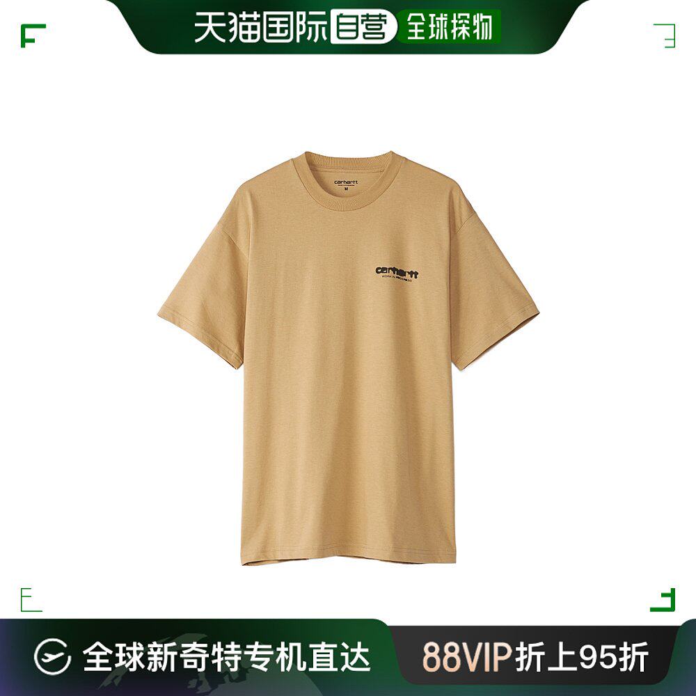 香港直邮潮奢 carhartt 卡哈特 男士 徽标印花t恤 i032878短袖