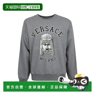 10094621A068941E100GRAY 卫衣 AW2023 男士 香港直邮VERSACE
