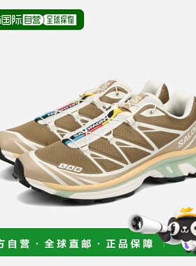日本直邮SALOMON XT-6 男女低帮运动鞋颜色：狼棕色/狩猎灰/撒哈