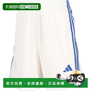 日本直邮adidas Custom Squadra 25 短裤足球比赛裤JJ2515Z-WHTBL