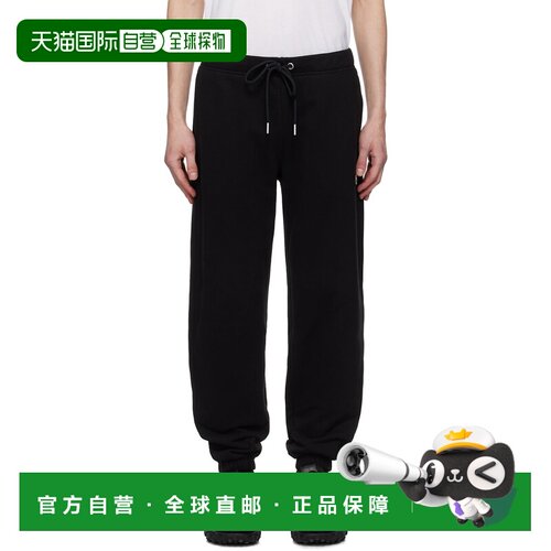 1h可退 香港直邮Moncler 盟可睐 男士 黑色 Archivio 运动裤 K109