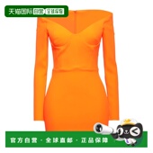 香港直邮潮奢 orange橙色 ALEX 女士 1h可退 连衣裙 PERRY 短款 舒