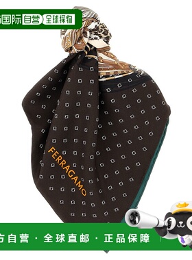 香港直邮SALVATORE FERRAGAMO 女士围巾 785658VERDEMARRONE