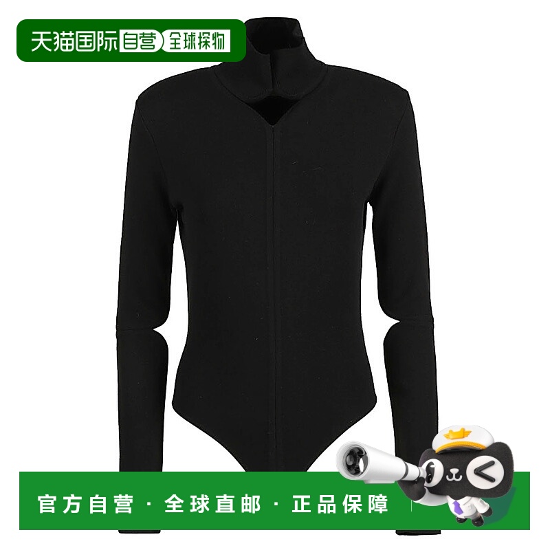 1h可退 香港直邮潮奢 Courreges 女士 高领镂空连体衣 422MBD035F