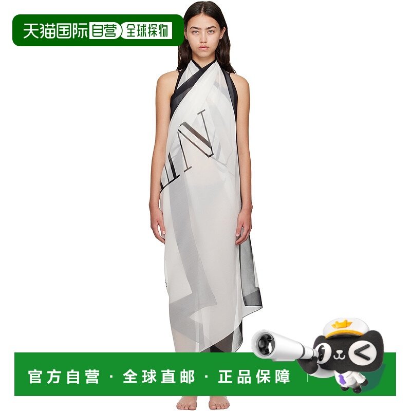 1h可退 香港直邮潮奢 Balmain 巴尔曼 女士 白色 Two-Tone Printe