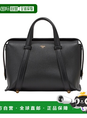 香港直邮FENDI 女士斜挎包 8BL152APZAF0KUR AW2024 黑色手提包