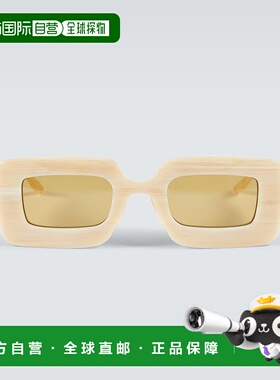 1h可退 香港直邮潮奢 Gucci 古驰 男士 矩形太阳眼镜 000919