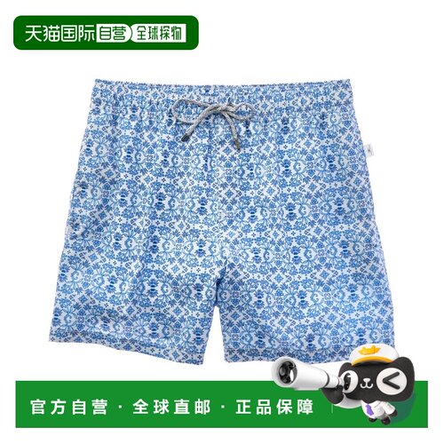 自营VINTAGE SUMMER 4-Way Swim Short - Blue 美国奥莱直发泳裤
