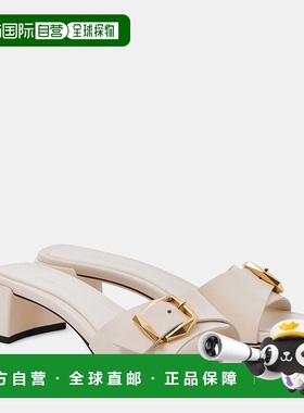 1h可退 香港直邮潮奢 Jimmy Choo 周仰杰 女士 Hawke 40 皮质凉拖