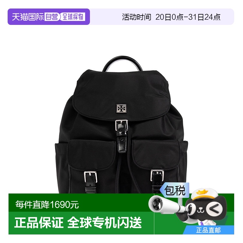 1h可退 香港直邮TORY BURCH 女士双肩包 1691650001 AW2025 黑色
