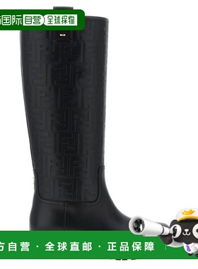 香港直邮FENDI 女士靴子 8W8574AY9OF0ABB AW2025 黑色 Black lea