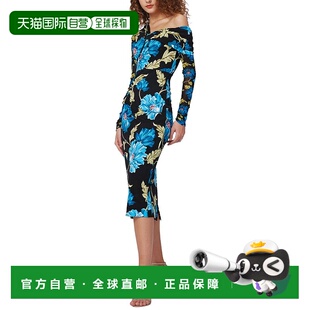 自营 Diane von Furstenberg 华丽连衣裙 - 蓝色 美国奥莱直发