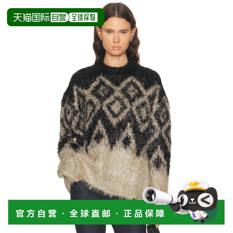 1h可退 香港直邮Acne Studios 艾克妮 女士 Kinai Tinsel 针织毛