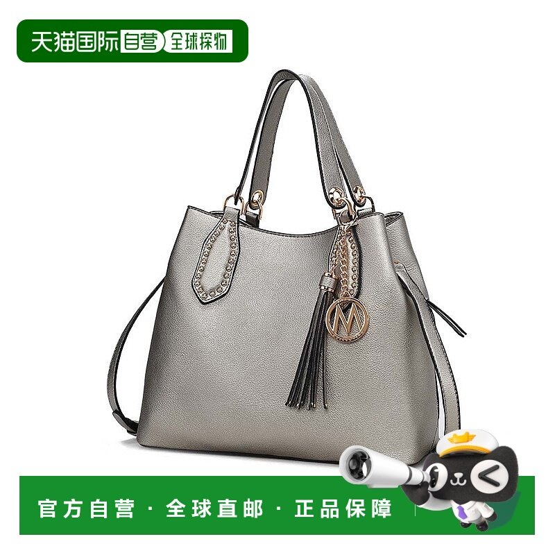 mia k collectionLana Hobo 单肩手提包 素食皮革 - 青灰色 【美,箱包皮具/热销女包/男包,通用款女包,淘宝优惠券,粉丝福利购,淘宝优惠卷