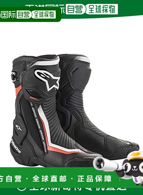【日本直邮】Alpinestars 摩托车靴 黑色/白色/红色流动 41/26.0c