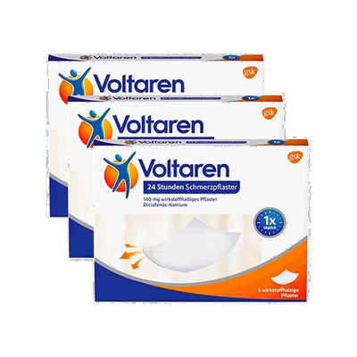 欧洲直邮德国药房Voltaren扶他林消炎止痛膏药贴15片舒缓肌肉关节