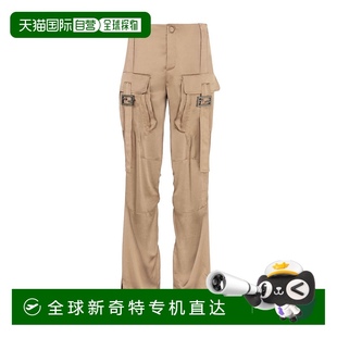 女士 FR64 Fendi 1小時(shí)內(nèi)可退 芬迪 休閑褲 香港直郵潮奢 緞面工裝