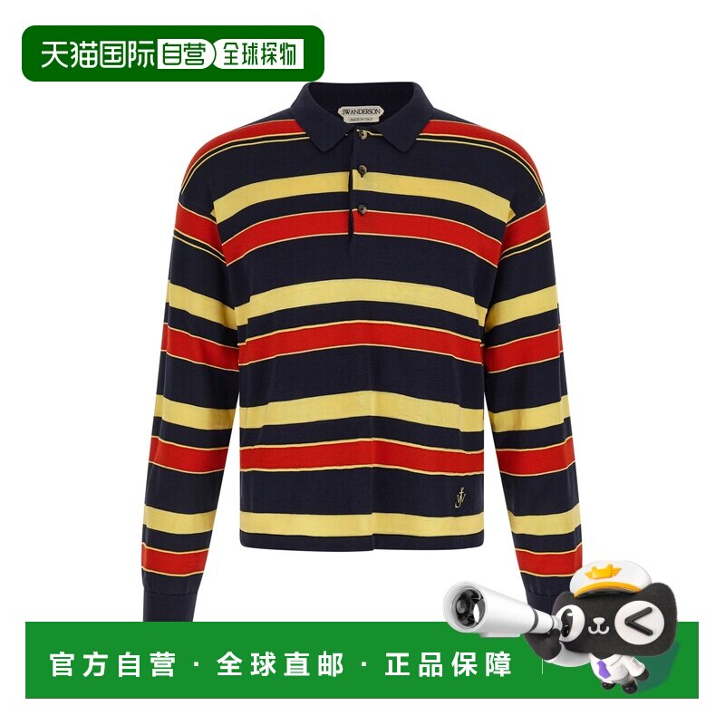 1h可退 香港直邮潮奢 J.W. Anderson 男士 JW Anderson 針織條紋