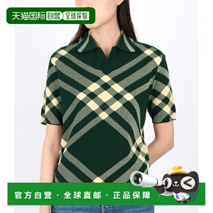恤 8083111 韩国直邮BURBERRY 珠地布 Polo 短袖 领子 格纹