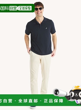 自营 Nautica男式Navtech修身长裤-燕麦片 美国奥莱直发休闲裤