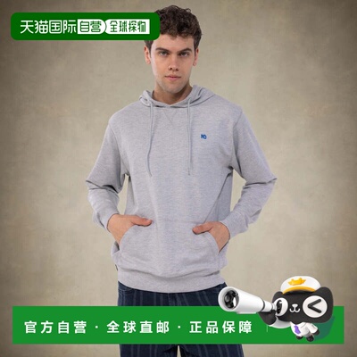 自营members onlyMen's Pullover Hooded Sweatshirt - heather g