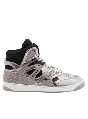 Gucci Basket高帮休闲运动鞋 724005AABB8