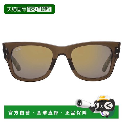 自营ray-banRay Ban Mega Wayfarer Gold Mirror Square Unisex S