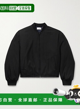 The Row 男士 FENN 黑色羊毛短夹克 1171W2812