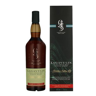 欧洲直邮Lagavulin乐加维林威士忌700ml43度单一麦芽苏格兰醇正