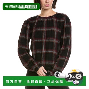 Dahl black Elastic Top 美国奥莱直发 Shirred 自营Bella