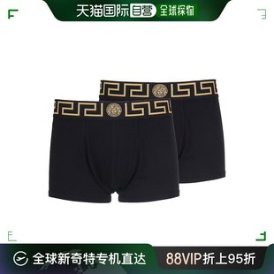 范思哲 黑色棉2条男士 内裤 A80 香港直邮VERSACE AU10181 AC00059