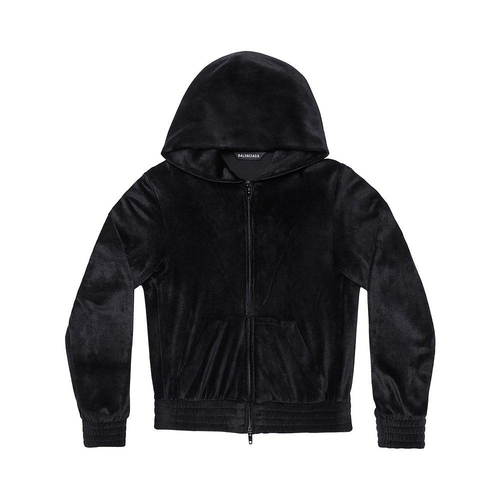 潮奢 Balenciaga 巴黎世家 女士 拉链连帽卫衣 751792TOV10