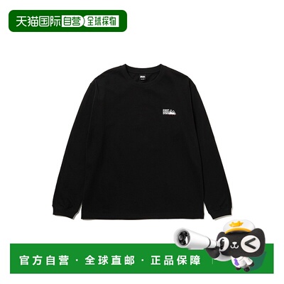 1h可退 日本直邮FIRST DOWN 男女同款 纯棉 长袖T恤 罗纹下摆刺绣