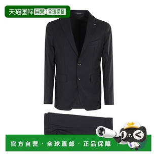 套装 香港直邮Tagliatore 外套加西裤 西装 2SMC22B0106007 纽扣长袖