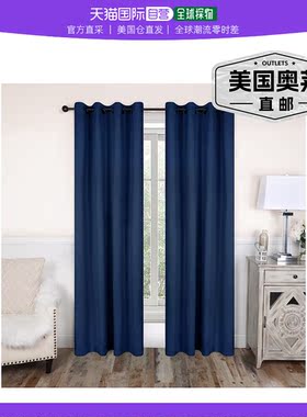 Blackout Drapes Thermal Bedroom  Curtains Grommet Curtain Pa