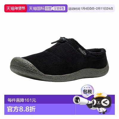 日本直邮KEEN 豪泽三号拖鞋 1031047 男士运动鞋 户外鞋黑色徒步