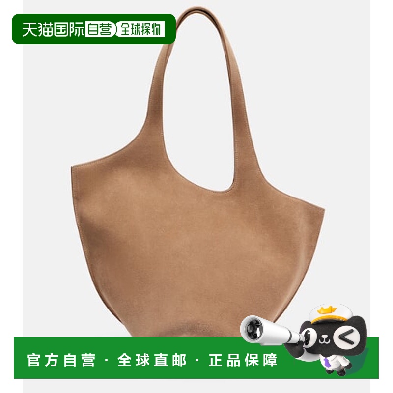 1h可退 香港直邮潮奢 The Attico 女士 La Scoop 中号绒面革肩包