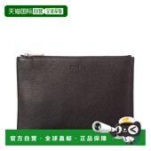 black 自营Hugo 美国奥莱直发 Leather Folio Boss Crosstown
