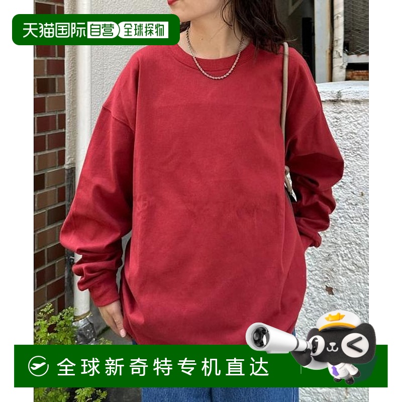 日本直郵CIAOPANIC TYPY 【男女通用】大碼條紋圓領運動長袖T恤
