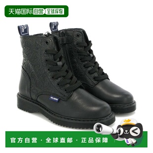 自营atlanta mocassin亚特兰大Moccasin凯蒂皮靴-黑色 美国奥莱直