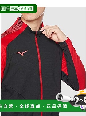 【日本直邮】Mizuno美津浓 运动外套 黑/红色 M尺寸 P2MC0035夹克