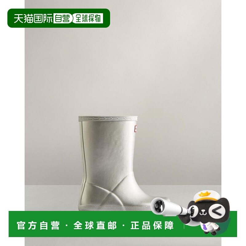 日本直邮Hunter Kids First 经典金属雨靴 KFT5087RMT-SIL 青少年