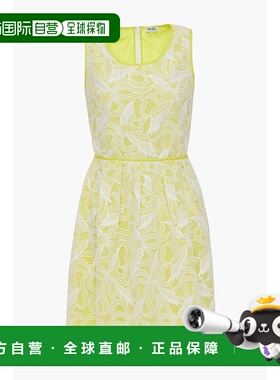 香港直邮潮奢 kenzo 高田贤三 女士 刺绣欧根纱迷你连衣裙 2RO158