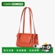 韩国直邮FIND 翻盖褶纹橘色小方包 KAPOOR新品 女包单肩手提时尚